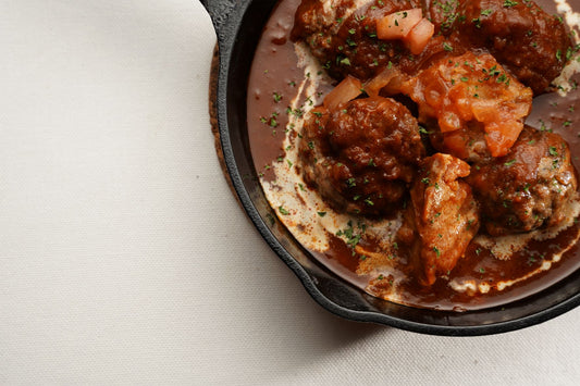 【深い甘み】赤のミートボール